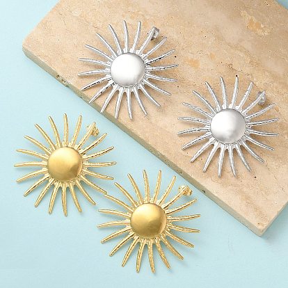 Ионное покрытие (ip) 304 серьги-гвоздики из нержавеющей стали для женщин