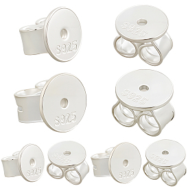 925 орехи из стерлингового серебра, плоско-круглые, с двухсторонней замшевой тканью для полировки серебра