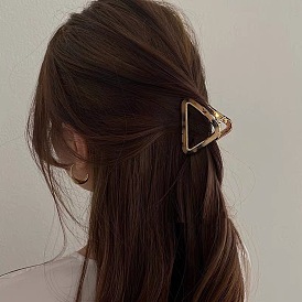 Elegant Triangle Hair Clip - Delicate Vinegar Hairpin for Back Head Decoration.