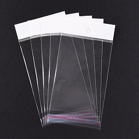Cellophane Bags, 16.5x8cm, Unilateral thickness: 0.035mm, Inner measure: 12x8cm, Hole: 8mm