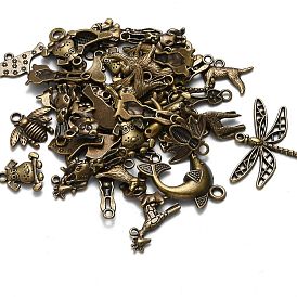 Tibetan Style Alloy Animal Pendants