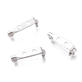 304 Stainless Steel Brooch Pin Back Bar Findings