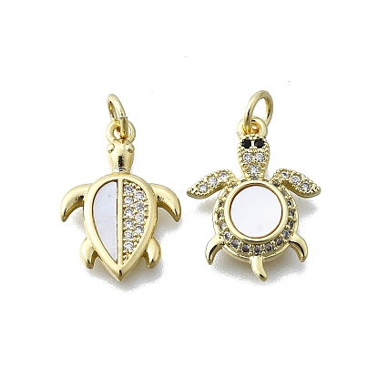 Латунные микропаве прозрачные подвески с фианитом, без кадмия и без свинца, с оболочкой, реальный 16 k позолоченный