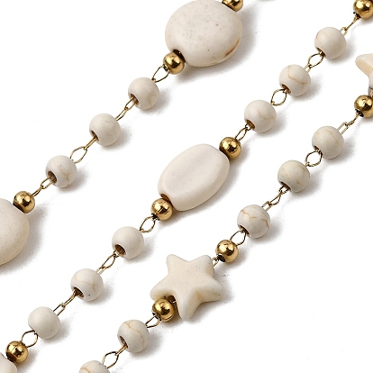 Ручная работа 304 звенья цепи из нержавеющей стали с синтетическим бирюзовым покрытием, пайки, с 316 цепями и катушкой из нержавеющей стали, ионное покрытие (ip)