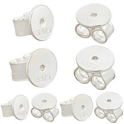 925 орехи из стерлингового серебра, плоско-круглые, с двухсторонней замшевой тканью для полировки серебра