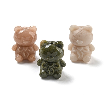 Натуральные резные бусины из алашанского агата, нести с бантом