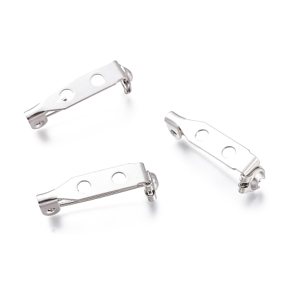304 Stainless Steel Brooch Pin Back Bar Findings