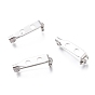 304 Stainless Steel Brooch Pin Back Bar Findings