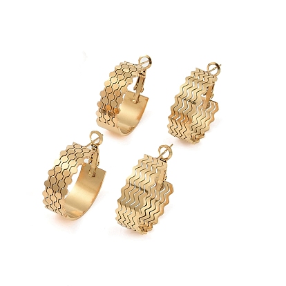 Серьги из 304 нержавеющей стали, украшения для женщин, золотые