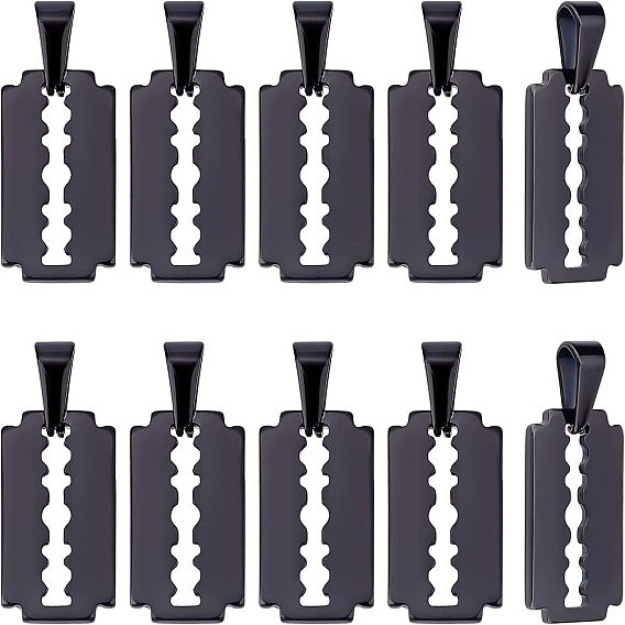 304 подвески из нержавеющей стали, форма лезвия бритвы