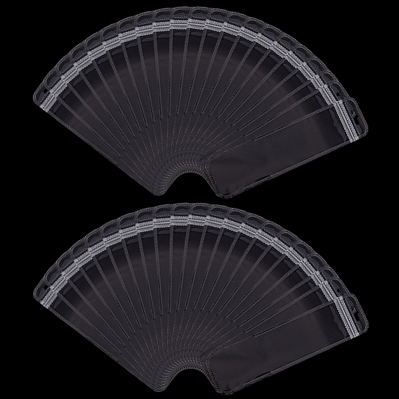 100шт. прямоугольные длинные пластиковые подарочные пакеты с застежкой-молнией, самозапечатывающиеся повторно закрывающиеся мешочки для хранения часов с ручкой-брелком