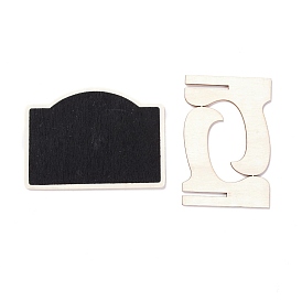 Arch Wooden Mini Chalkboard Signs, with Support Stand, for Wedding & Birthday Party Decoration