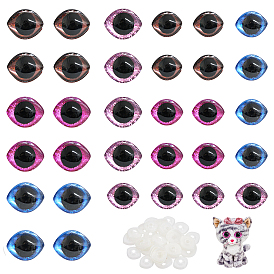 32 сумки 8 стили наборы для самостоятельного изготовления кукольных глаз, включая защитные смоляные глаза, прокладки и днища, лошадиный глаз 