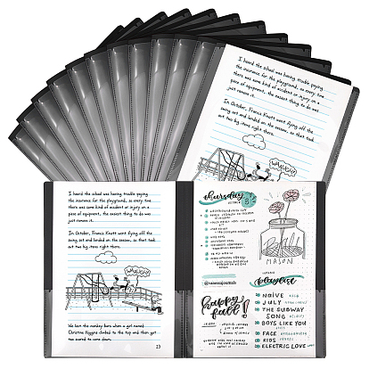 Прямоугольные пластиковые папки для документов из полипропилена, офисные школьные принадлежности