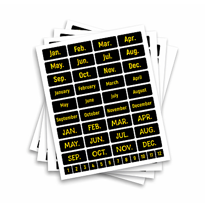 Autocollants en pvc, étiquettes autocollantes inscriptibles, rectangle