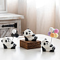 Creative ceramic panda pier pier line incense plug fun decoration panda burning incense deodorant office aromatherapy
