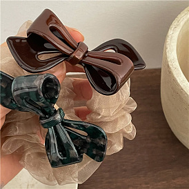 Chic Bow Scrunchie Hair Ties with Mesh Ruffles for Ponytail Hairstyles