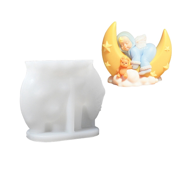 Силиконовые формы, для уф-смолы, изготовление изделий из эпоксидной смолы, луна