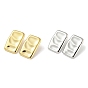 304 Stainless Steel Stud Earrings, Rectangle