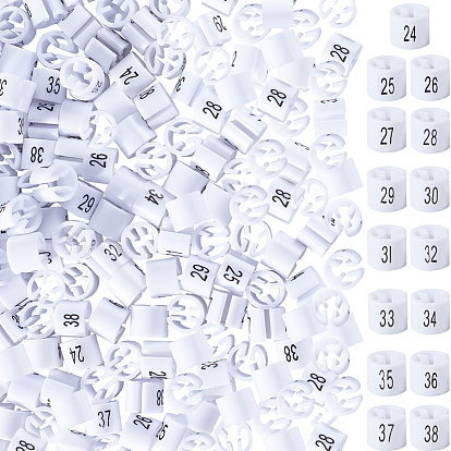 225шт 15 стиль 24~38 пластиковые маркеры размеров одежды и брюк, зажим для вешалки для одежды, колонка