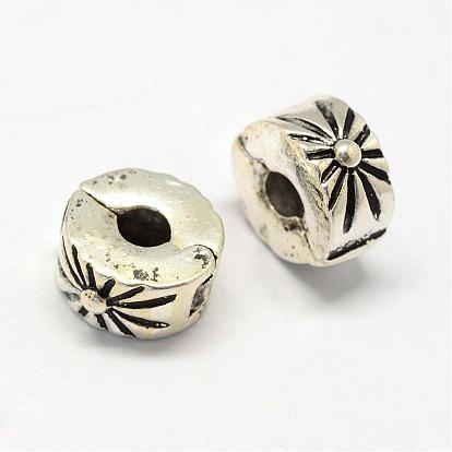 Сплав европейского стиля застежками, колонке с цветком