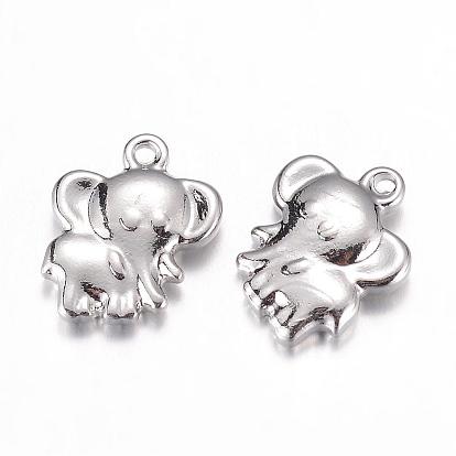 304 charmes en acier inoxydable, éléphant
