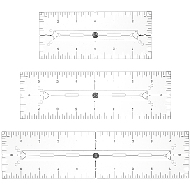 3шт 3 стиль акриловый шаблон для квилтинга, направляющая для резки, швейные инструменты, прямоугольные