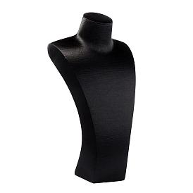 Смола покрыта тканью ожерелье дисплеи, 45x20x10 см