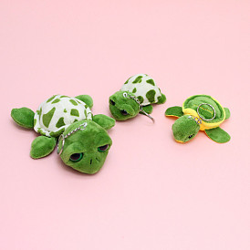 Wool Tortoise Pendant Keychain, with Iron Findings