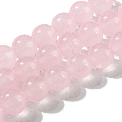 Natural & Dyed Malaysia Jade Bead Strands, Round