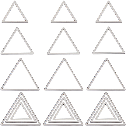 60 шт. 3 размеры 304 соединительное кольцо из нержавеющей стали, треугольные