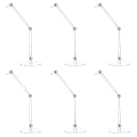 Держатели для пластиковых моделей в собранном виде, подставки для кукольных моделей, с железной фурнитурой и круглым основанием