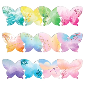 Coloful Butterfly Pad Sticky Notes, Sticker Tabs, for Office School Reading