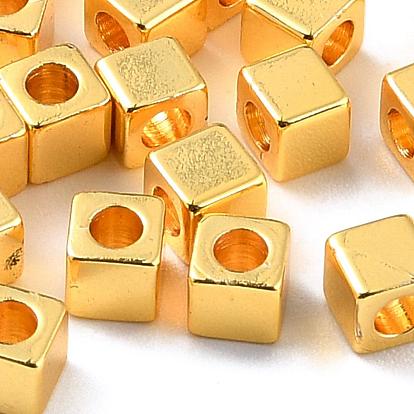 Spacer бисер латунные, долговечный, кубические