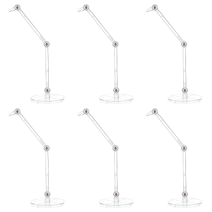 Держатели для пластиковых моделей в собранном виде, подставки для кукольных моделей, с железной фурнитурой и круглым основанием