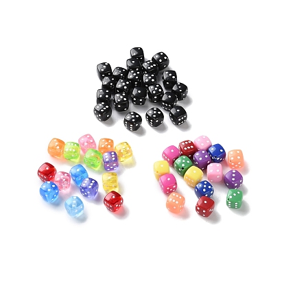 Акриловые бусины, игральная кость