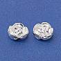 Alloy Spacer Beads, Long-Lasting Plated, Flower