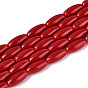 Opaque Glass Beads Strands, Rice