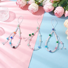 Cat Eye Mobile Straps, with Nylon Threads