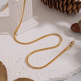 2.7мм европейский стиль 304 ожерелья из нержавеющей стали с цепочкой для женщин