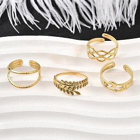 304 регулируемые открытые манжеты из нержавеющей стали для женщин