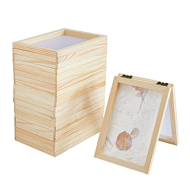 14шт. прямоугольные деревянные заготовки для изготовления бумаги, рама для формования бумаги, инструменты экрана, для поделок из бумаги своими руками