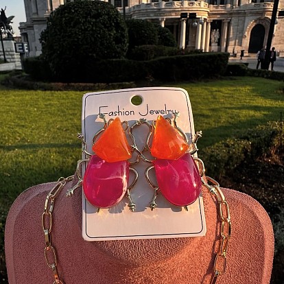 Серьги-гвоздики из латуни, жук, золотые