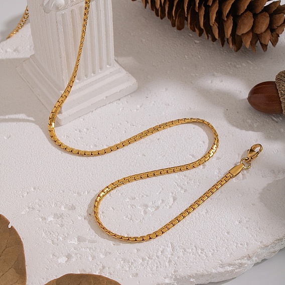 2.7мм европейский стиль 304 ожерелья из нержавеющей стали с цепочкой для женщин