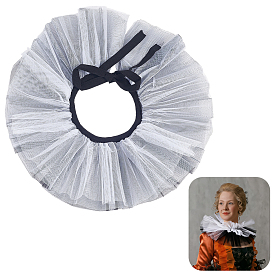 Воротник из полиэстеровой сетки, съемные накладные воротники