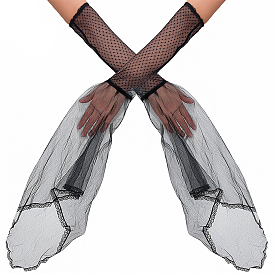 1 Пара марлевых кружевных перчаток для женщин