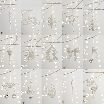Plastic Christmas Pendant Decoration Hanging Ornament for Christmas Tree