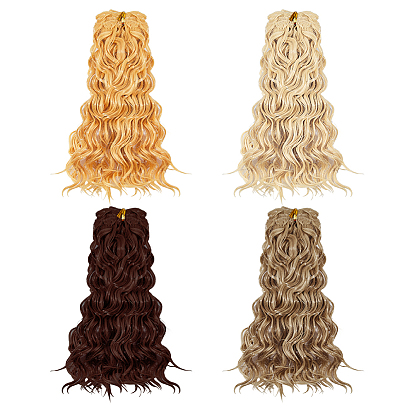 4 шт. 4 цвета высокотемпературного волокна, длинная лапша быстрого приготовления, кукольный парик, для поделок девушки bjd makings аксессуары