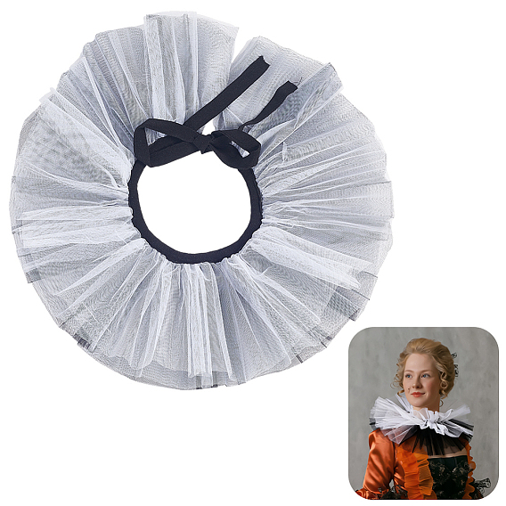 Воротник из полиэстеровой сетки, съемные накладные воротники