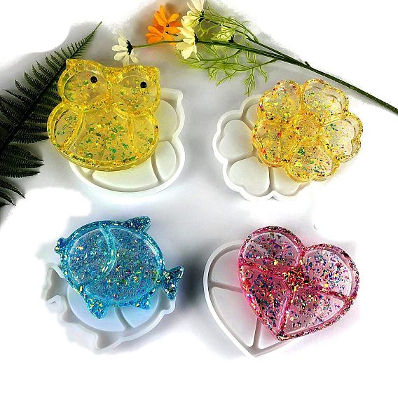 Силиконовые формы для подставки под пищевые продукты, формы для литья смолы